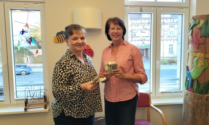 Spende 102,00 Euro / Dt. Rheuma-Liga LV Thüringen e.V. - SHG Bad Liebenstein